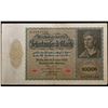 Image 2 : 1922 Germany "Vampire" 10,000 Marks Post-WWI Hyperinflation Banknote P# 70 Grades vf++