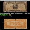 Image 1 : 1942 Philippines (Japanese WWII Occupation) 5 Pesos Banknote P#?107 Grades f, fine