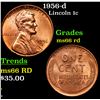 Image 1 : 1956-d Lincoln Cent 1c Grades GEM+ Unc RD