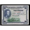 Image 2 : 1925 Spain 100 Pesetas Banknote P# 69c Grades Choice AU/BU Slider