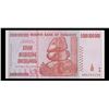 Image 2 : 2007-2008 Zimbabwe 3rd Dollar (ZWR) 5 Billion Dollars Banknote P# 84 Grades Select CU