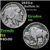 Image 1 : 1923-s Buffalo Nickel 5c Grades f, fine