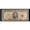 Image 2 : 1963 $5 Red seal United States Note Grades vf+