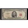 Image 2 : 1963 $5 Red seal United States Note Grades vf++