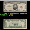 Image 1 : 1963 $5 Red seal United States Note Grades vf+