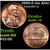 Image 1 : 1960-d sm date Lincoln Cent 1c Grades Gem+ Unc RD