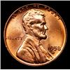 Image 2 : 1958-d Lincoln Cent 1c Grades GEM+ Unc RD