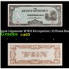 Image 1 : 1942 Philippines (Japanese WWII Occupation) 10 Pesos Banknote P#?108 Grades Select CU