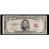 Image 2 : 1953A $5 Red Seal Note Grades vf+