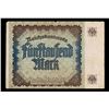 Image 3 : 1922 Germany (Weimar) 5000 Marks Post-WWI Hyperinflation Banknote P# 81a Grades vf+