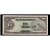 Image 2 : 1943 Philippines (Japanese WWII Occupation) 10 Pesos Banknote P#?111 Grades Select CU