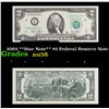 Image 1 : 2003 **Star Note** $2 Federal Reserve Note Grades Choice AU/BU Slider