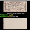 Image 1 : 1864 C.S.A. $15 Intrest Note Grades Choice AU/BU Slider