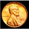 Image 2 : 1961-p Lincoln Cent 1c Grades GEM+ Unc RD