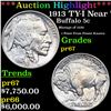 Image 1 : Proof ***Auction Highlight*** 1913 TY-I Buffalo Nickel Near TOP POP! 5c Graded pr67 By SEGS (fc)