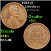 Image 1 : 1911-d Lincoln Cent 1c Grades vf++