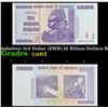Image 1 : 2007-2008 Zimbabwe 3rd Dollar (ZWR) 10 Billion Dollars Banknote P# 85 Grades Select CU