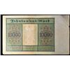 Image 3 : 1922 Germany "Vampire" 10,000 Marks Post-WWI Hyperinflation Banknote P# 70 Grades vf+