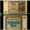 Image 1 : 1922 Germany (Weimar) 5000 Marks Post-WWI Hyperinflation Banknote P# 81a Grades Select AU