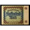 Image 3 : 1922 Germany (Weimar) 5000 Marks Post-WWI Hyperinflation Banknote P# 81a Grades Select AU