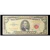 Image 2 : 1963 $5 Red seal United States Note Grades vf+