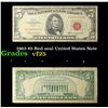 Image 1 : 1963 $5 Red seal United States Note Grades vf+