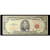 Image 2 : 1963 $5 Red seal United States Note Grades vf+