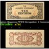 Image 1 : 1942 Philippines (Japanese WWII Occupation) 5 Centavos Note P#?104 Grades xf