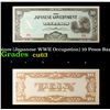 Image 1 : 1942 Philippines (Japanese WWII Occupation) 10 Pesos Banknote P#?108 Grades Select CU
