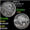 Image 1 : 1927-s Buffalo Nickel 5c Grades vf++