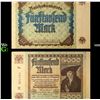Image 1 : 1922 Germany (Weimar) 5000 Marks Post-WWI Hyperinflation Banknote P# 81a Grades Choice AU/BU Slider