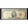 Image 2 : 1963 $5 Red seal United States Note Grades vf+