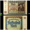 Image 1 : 1922 Germany (Weimar) 5000 Marks Post-WWI Hyperinflation Banknote P# 81a Grades vf+