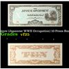 Image 1 : 1942 Philippines (Japanese WWII Occupation) 10 Pesos Banknote P#?108 Grades vf+