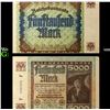 Image 1 : 1922 Germany (Weimar) 5000 Marks Post-WWI Hyperinflation Banknote P# 81a Grades Choice AU/BU Slider