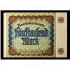 Image 2 : 1922 Germany (Weimar) 5000 Marks Post-WWI Hyperinflation Banknote P# 81a Grades Choice AU/BU Slider