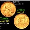 Image 1 : 1937-s Lincoln Cent 1c Grades GEM++ Unc RD