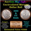 ***Auction Highlight*** 1889 & CC Uncirculated Morgan Dollar Shotgun Roll (fc)