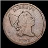 Image 2 : ***Auction Highlight*** 1797 Plain Edge Liberty Cap half cent 1/2c Graded f15 By SEGS (fc)