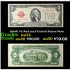 Image 1 : 1928D $2 Red seal United States Note Grades Select AU
