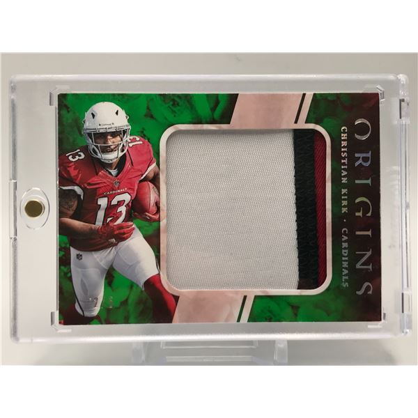 2018 PANINI ORIGINS #RJJ-10 CHRISTIAN KIRK PATCH CARD NUMBERED 2/5