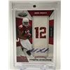 Image 1 : 2010 PANINI ROOKIE FABRIC OF THE GAME #26 ANDRE ROBERTS AUTO  RC NUMBERED 14/25