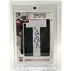 Image 1 : 2013 PANINI ROOKIE CLASS LETTER #107 ANDRE ELLINGTON AUTO PATCH ROOKIE CARD NUMBERED 034/108