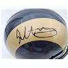 Image 2 : Todd Gurley Autographed Los Angeles Rams Full Size Replica Throwback Helmet Beckett
