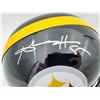 Image 2 : Antonio Brown Autographed Pittsburgh Steelers Full Size Helmet Beckett