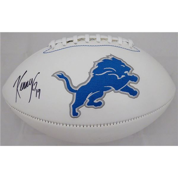 Kenny Golladay Autographed Detroit Lions White Logo Football Beckett