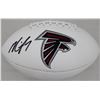 Image 1 : Michael Vick Autographed Atlanta Falcons White Logo Football Beckett