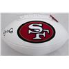 Image 1 : Joe Montana Autographed San Francisco 49ers White Logo Football Beckett