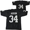 Image 1 : Oakland Raiders Bo Jackson Autographed Black Jersey Beckett