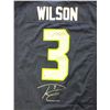 Image 1 : Seattle Seahawks Russell Wilson Autographed Blue Nike Jersey Size L RW Holo